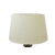 Lampa srebrna niklowana z abażurem 73cm
